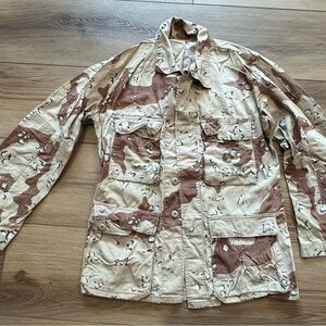 Army Combat Coat Desert Camoflage Pattern 8415-01-102-6770 Vintage Small-Regular